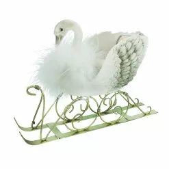 Best Sale ๐ 9" ๐ฏ Christmas Swan Tabletop Sleigh by Ashland® โญ