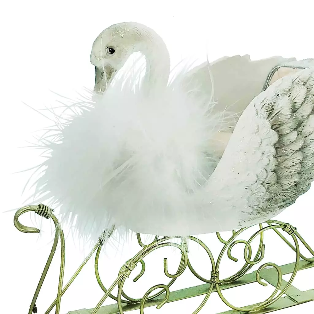 Best Sale ๐ 9" ๐ฏ Christmas Swan Tabletop Sleigh by Ashland® โญ 4 Best Sale ๐ 9" ๐ฏ Christmas Swan Tabletop Sleigh by Ashland® โญ - Image 2