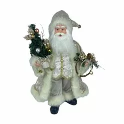 Discount ✨ 18" Santa in Ivory Robes Tabletop Accent by Ashland® 🛒