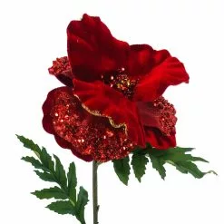 New ⭐ Sparkling Red & Gold Edge Poppy Stem by Ashland® 🎉 -Ashland Online Store 10701007 2