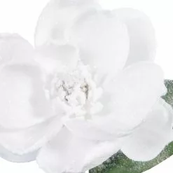Hot Sale ⌛ White Glitter Magnolia Stem by Ashland® 😀 -Ashland Online Store 10701009 2