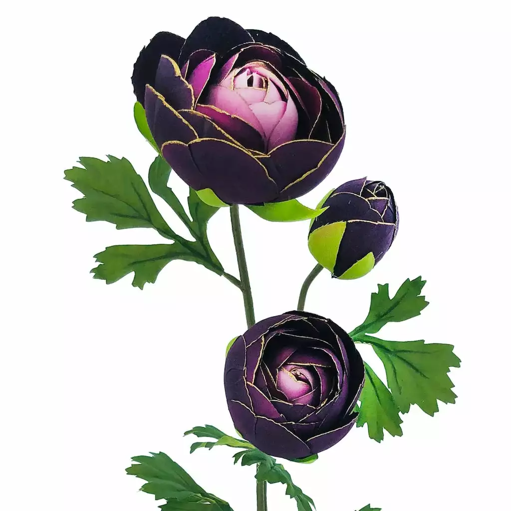 Flash Sale ⌛ Purple Ranunculus Stem by Ashland® ⭐ 4 Flash Sale ⌛ Purple Ranunculus Stem by Ashland® ⭐ - Image 2