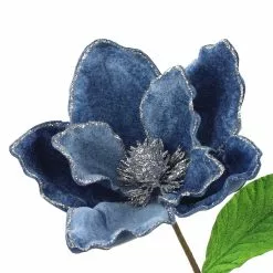 Best Pirce ✔️ Dark Blue Velvet Magnolia Stem by Ashland® 😀 -Ashland Online Store 10701024 3