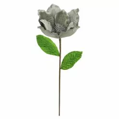 Best Pirce 🧨 Glittery Gray Velvet Magnolia Stem by Ashland® ⌛