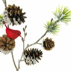Deals ✔️ Pinecone Stem with Cardinals by Ashland® 🌟 -Ashland Online Store 10701045 2