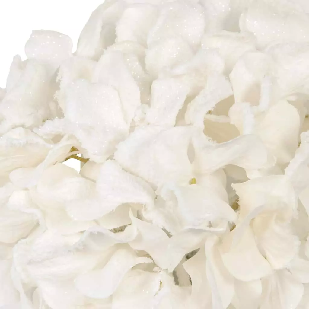 Brand new ⌛ Cream Snow Covered Hydrangea Stem by Ashland® ⌛ 4 Brand new ⌛ Cream Snow Covered Hydrangea Stem by Ashland® ⌛ - Image 2