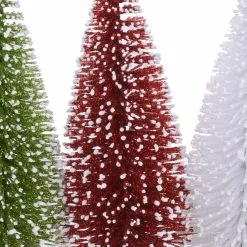 Top 10 ✨ Red, Green & White Flocked Potted Mini Tree Set by Ashland® 🎁 Christmas ❤️ -Ashland Online Store 10701082 3
