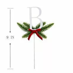 Best deal 🌟 Christmas Pine Sprig Letter B Pick by Ashland® ✨ -Ashland Online Store 10701095 3