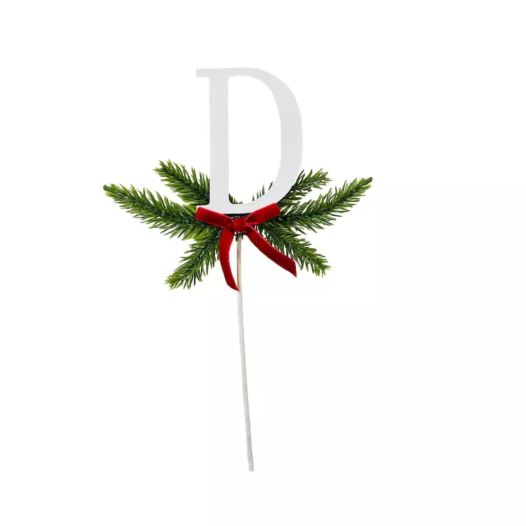 Coupon 🥰 Christmas Pine Sprig Letter D Pick by Ashland® ❤️ 3 Coupon 🥰 Christmas Pine Sprig Letter D Pick by Ashland® ❤️