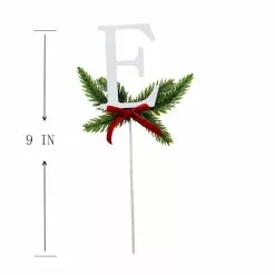 New ❤️ Christmas Pine Sprig Letter E Pick by Ashland® ❤️ -Ashland Online Store 10701103 3