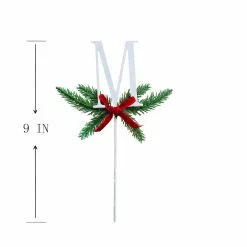 Best deal 👍 Christmas Pine Sprig Letter M Pick by Ashland® ✨ -Ashland Online Store 10701122 3