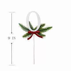 Promo 👍 Christmas Pine Sprig Letter O Pick by Ashland® 🥰 -Ashland Online Store 10701130 3