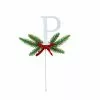Wholesale ✔️ Christmas Pine Sprig Letter P Pick by Ashland® 😉 -Ashland Online Store 10701132 1