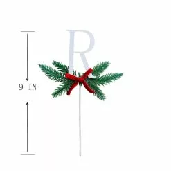 Best Sale 🛒 Christmas Pine Sprig Letter R Pick by Ashland® ✔️ -Ashland Online Store 10701136 3