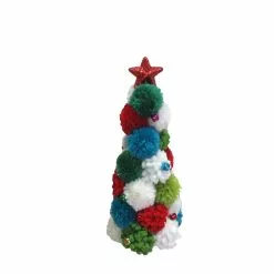 Best Pirce 😀 11.8" Multicolor Pom-Pom Tabletop Christmas Tree by Ashland® 😉