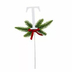 Best Pirce ⭐ Christmas Pine Sprig Letter T Pick by Ashland® 😀