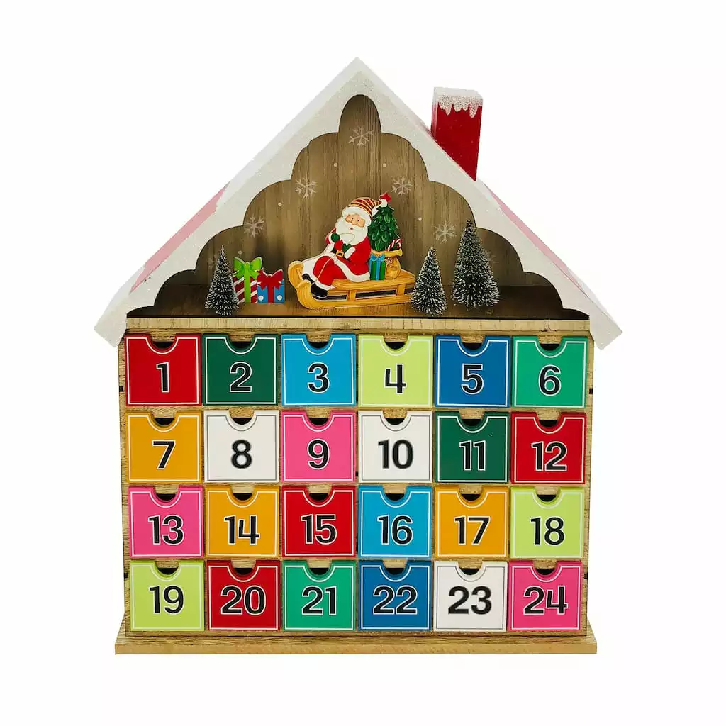 Top 10 ⭐ 18.75" Christmas Advent House Decoration by Ashland® ⌛ 3 Top 10 ⭐ 18.75" Christmas Advent House Decoration by Ashland® ⌛