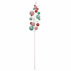 Top 10 ⭐ Red, Green & White Mini Ball Ornament Spray by Ashland® 🔔 -Ashland Online Store 10701253 3