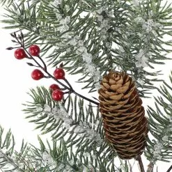 Best deal 🔥 Iced Pine Leaf, Pinecone & Berry Stem by Ashland® 😍 -Ashland Online Store 10701271 2