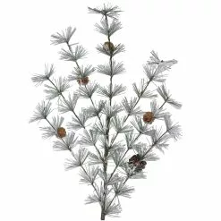 Best Sale 🧨 Flocked Pine & Pinecone Stem by Ashland® 🔥 -Ashland Online Store 10701274 3