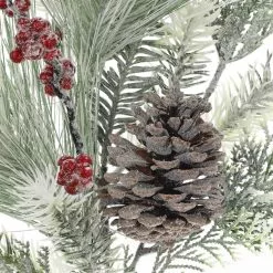 Brand new ⭐ Snowy Pine Leaf, Berry & Pinecone Stem by Ashland® ✔️ -Ashland Online Store 10701278 2