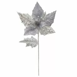 Budget ✨ Silver Jewel Poinsettia Stem by Ashland® ⭐ -Ashland Online Store 10701318 2