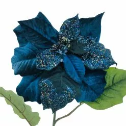 Coupon 😀 Navy Blue Poinsettia Stem by Ashland® 🎉 -Ashland Online Store 10701325 2