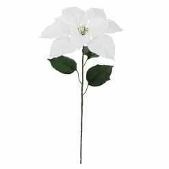 Hot Sale 🎁 Glittery White Poinsettia Stem by Ashland® ⌛