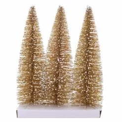 Best deal ❤️ 10" Gold Bottle Brush Trees, 3ct. by Ashland® 👍