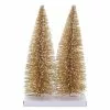 Best Pirce ✔️ 12" Gold Bottle Brush Trees, 2ct. by Ashland® 🌟 -Ashland Online Store 10701488 1