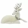 Flash Sale ⌛ 16" White Sitting Deer with Tinsel Wreath Tabletop Figure by Ashland® 🤩 -Ashland Online Store 10701491 1