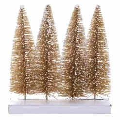 Best deal ⭐ 8" Gold Bottle Brush Trees, 4ct. by Ashland® 👏
