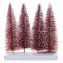 Wholesale โ๏ธ 8" Red Bottle Brush Trees, 4ct. by Ashland® ๐