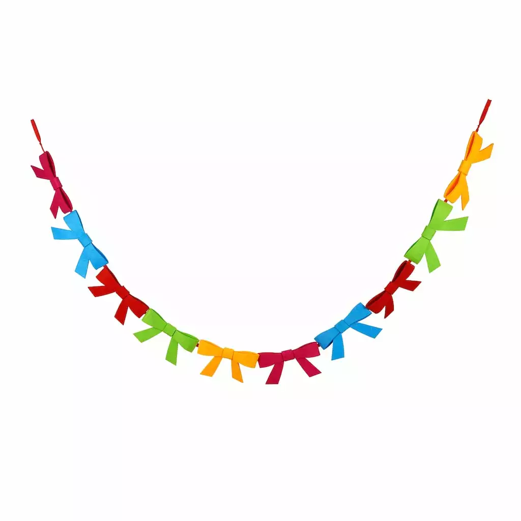Discount ✨ 6ft. Fabric Bow Garland by Ashland® 🧨 4 Discount ✨ 6ft. Fabric Bow Garland by Ashland® 🧨 - Image 2