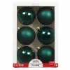 Hot Sale ⌛ 6ct. 3.1" Dark Green Glass Ball Ornaments by Ashland® 🎁