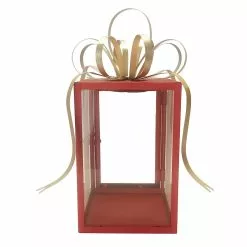 Coupon 👍 13.5" Red & Gold Gift Box Lantern by Ashland® 👍 -Ashland Online Store 10701725 3