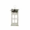 Outlet 🔔 12" White Lantern with Frosted Pine Sprig by Ashland® ✨ 2 Outlet 🔔 12" White Lantern with Frosted Pine Sprig by Ashland® ✨ -Ashland Online Store 10701728 1