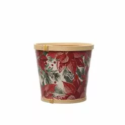 Wholesale ✨ 6" Poinsettia Bamboo Print Pot by Ashland® 👏