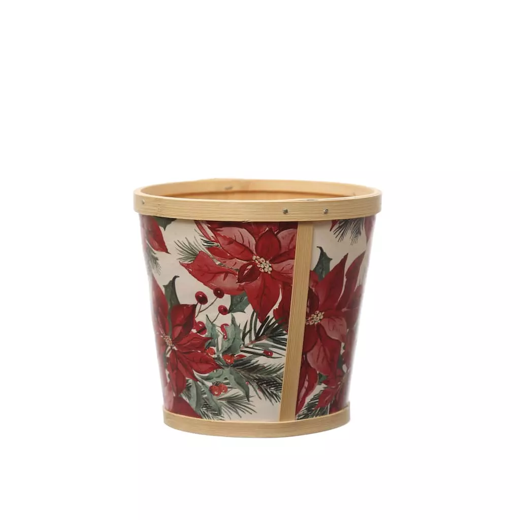 Wholesale โจ 6" Poinsettia Bamboo Print Pot by Ashland® ๐ 4 Wholesale โจ 6" Poinsettia Bamboo Print Pot by Ashland® ๐ - Image 2