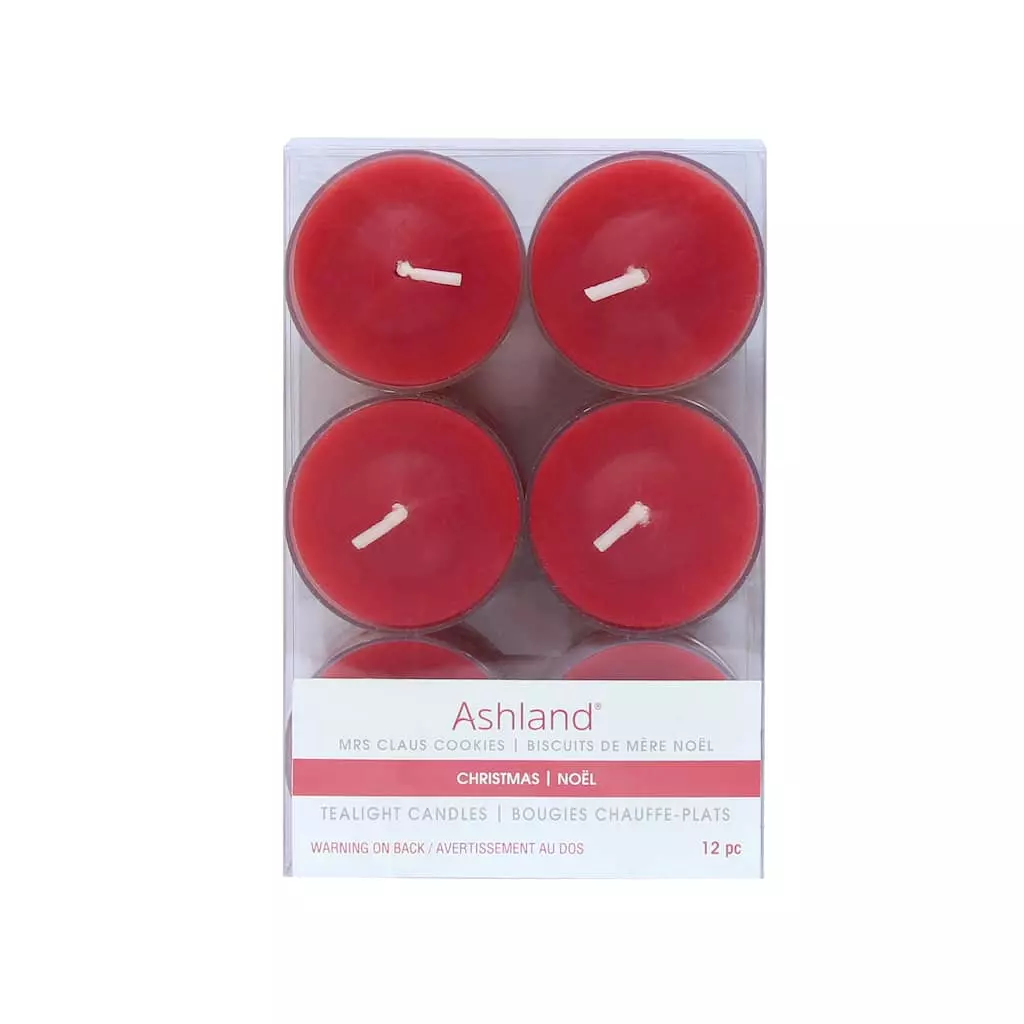 Best Pirce ๐ Mrs. Claus Cookies Scented Tealight Candles by Ashland®, 12ct. ๐ 3 Best Pirce ๐ Mrs. Claus Cookies Scented Tealight Candles by Ashland®, 12ct. ๐