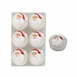 Hot Sale 👍 Santa Tealight Candles by Ashland®, 6ct. ⌛