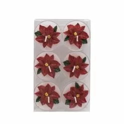 Cheapest 🛒 Poinsettia Tealight Candles by Ashland®, 6ct. ❤️ -Ashland Online Store 10701844 3