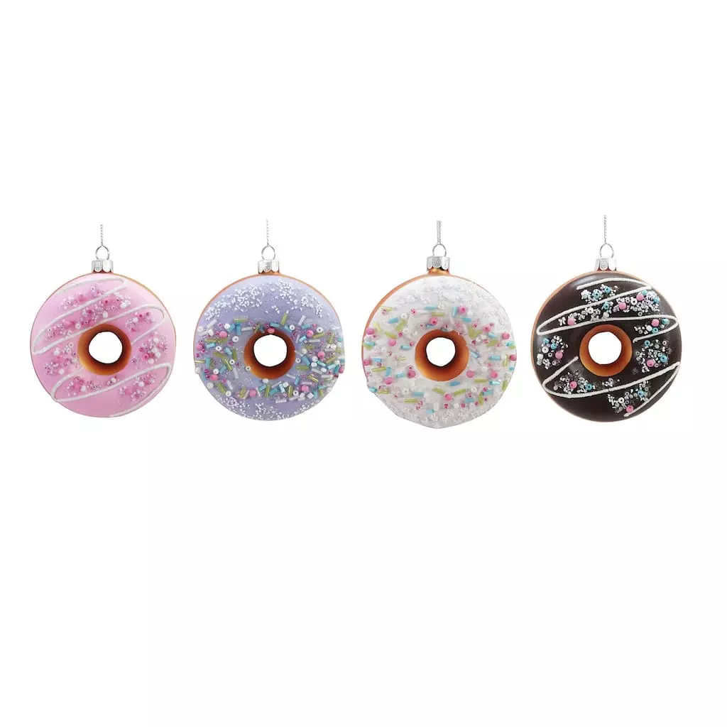 Coupon ✔️ Assorted 3.5" Glass Donut Ornament by Ashland® ✔️ 3 Coupon ✔️ Assorted 3.5" Glass Donut Ornament by Ashland® ✔️