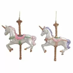 Outlet 😍 Assorted 6" Glass Carousel Ornament by Ashland® 👏