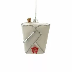 New ❤️ 4" Glass Chinese Take Out Ornament by Ashland® ✔️ -Ashland Online Store 10701853 2