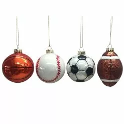 Budget ๐ Assorted 3" Glass Sports Ball Ornament by Ashland® โ 7 Budget ๐ Assorted 3" Glass Sports Ball Ornament by Ashland® โ -Ashland Online Store 10701855 3