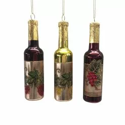 Cheap ๐ Assorted Glass Wine Bottle Ornament by Ashland® โจ