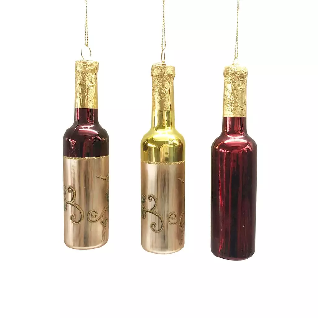 Cheap ๐ Assorted Glass Wine Bottle Ornament by Ashland® โจ 5 Cheap ๐ Assorted Glass Wine Bottle Ornament by Ashland® โจ - Image 3