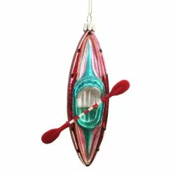 Hot Sale ๐ 5.5" Glass Kayak Ornament by Ashland® โจ