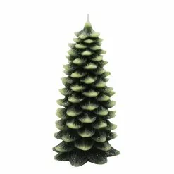 Outlet 🧨 4" x 8" Green ❄ Christmas Tree Candle by Ashland® ⭐